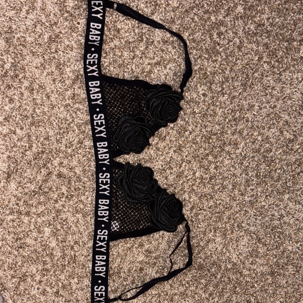 Sexy Baby Black Lace Bra